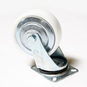 DMA 4e - White PP Swivel 125mm